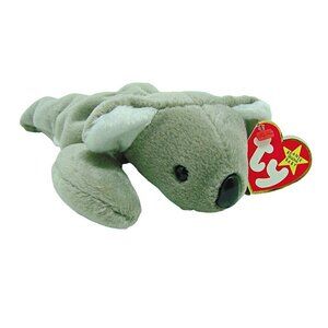 Ty The Beanie Babies Collection 1996 Mel The Koala Bear Gray Soft Plush Toy 7"
